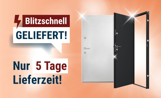 Blitzschnell geliefert